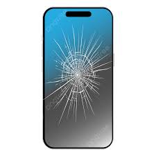 Cracked screen or shattered display